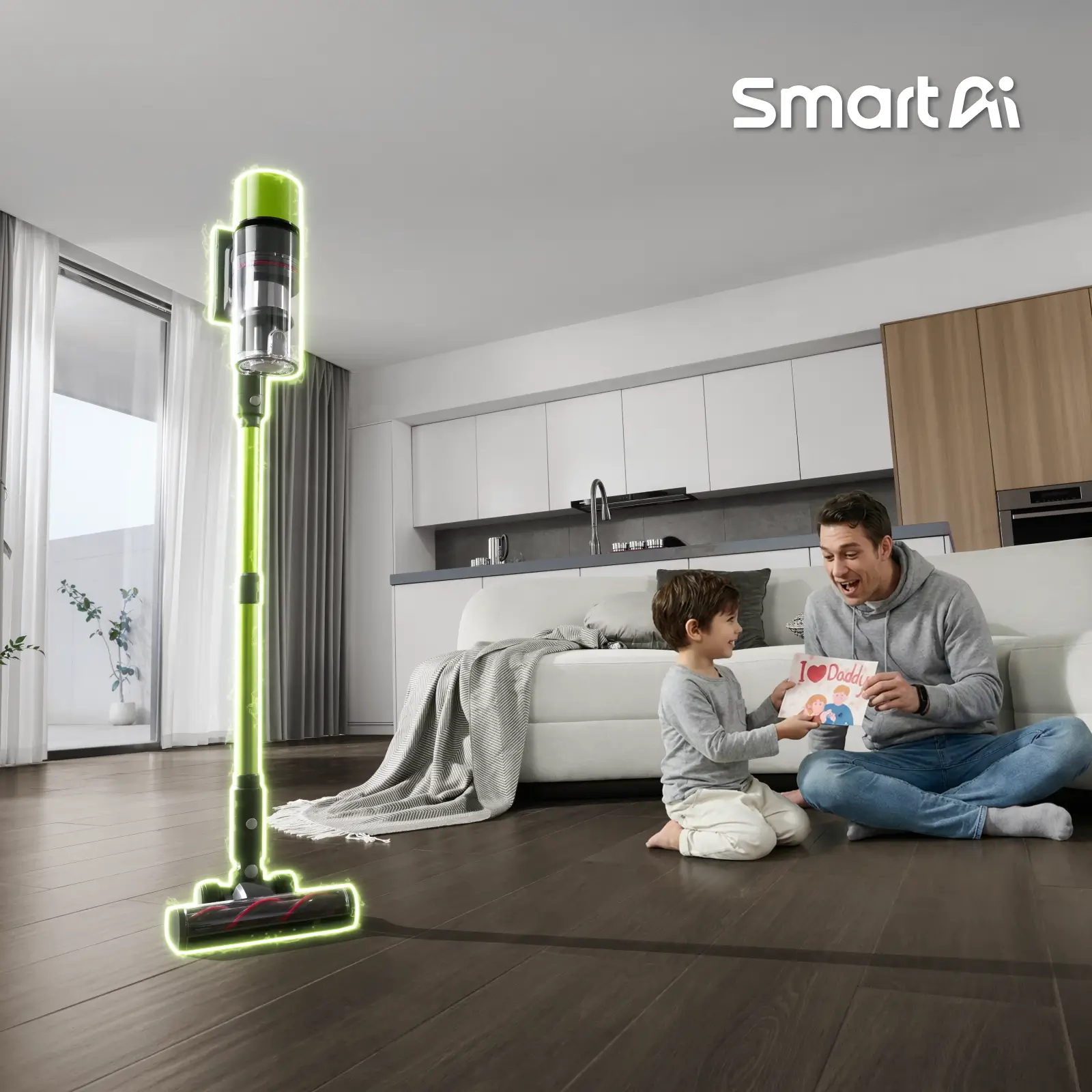 SmartAI V6 – Brutális szívóerő, 80 perces üzemidő és intelligens funkciók egyetlen modern vezeték nélküli porszívóban