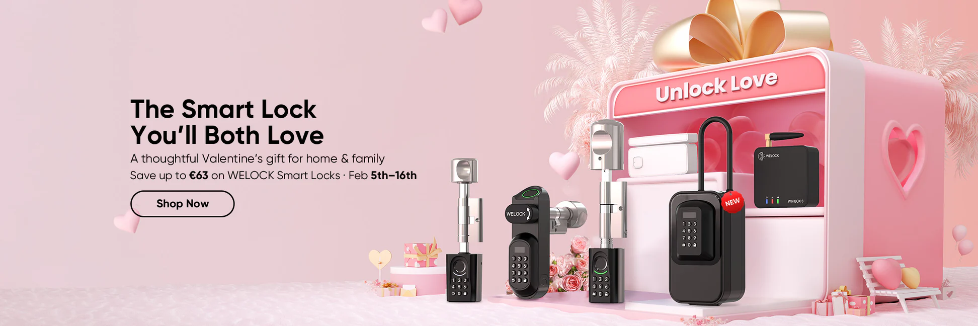 Valentin-napi ajándékkalauz 2026: Biztosítsd be a szerelmedet a WELOCK segítségével!