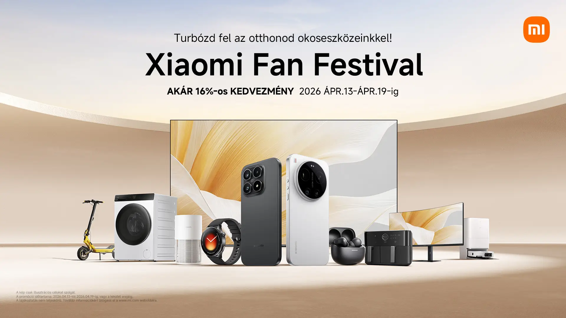 Xiaomi Fan Festival 2026: kedvezményekkel ünnepli 16. születésnapját a márka