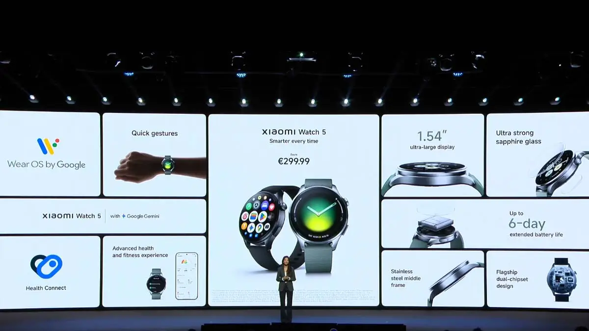 100 ezer forint alatt: A Xiaomi Watch 5 Európába jön