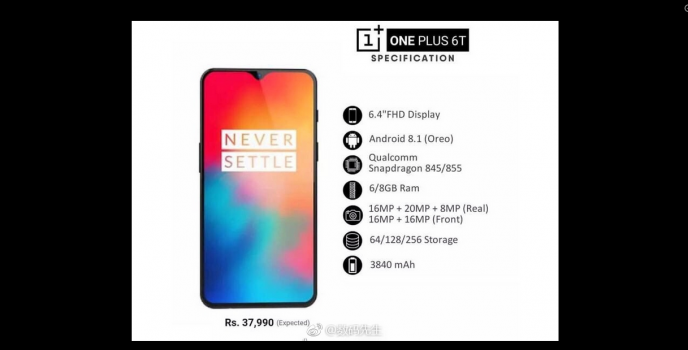 OnePlus 6T tudás és ár