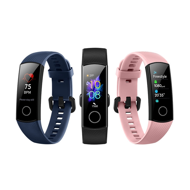 Boltokban a Honor Band 5 okoskarkötő