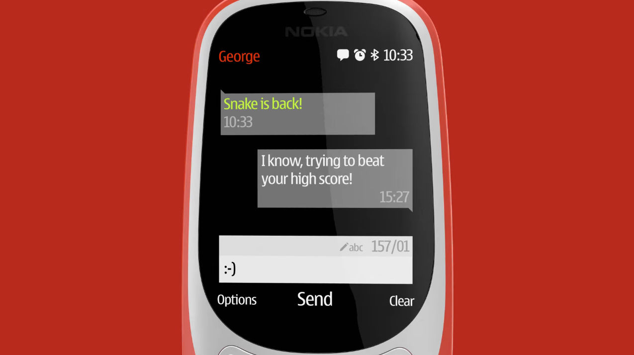 Kígyós játékkal tért vissza a Nokia 3310