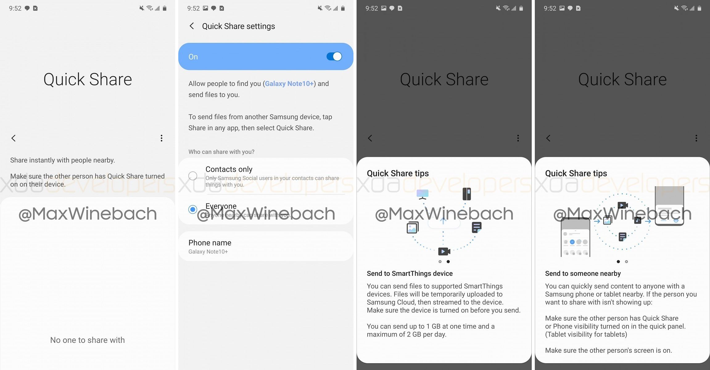 Itt a Quick Share, az AirDrop alternatívája