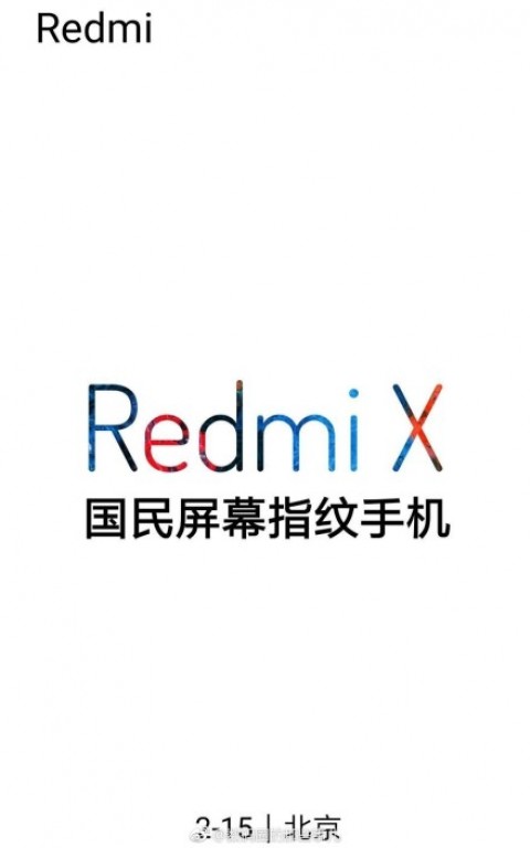Redmi X, notch nélkül