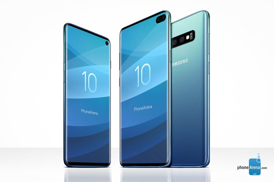 Egymás mellett a Galaxy S10 és S10+