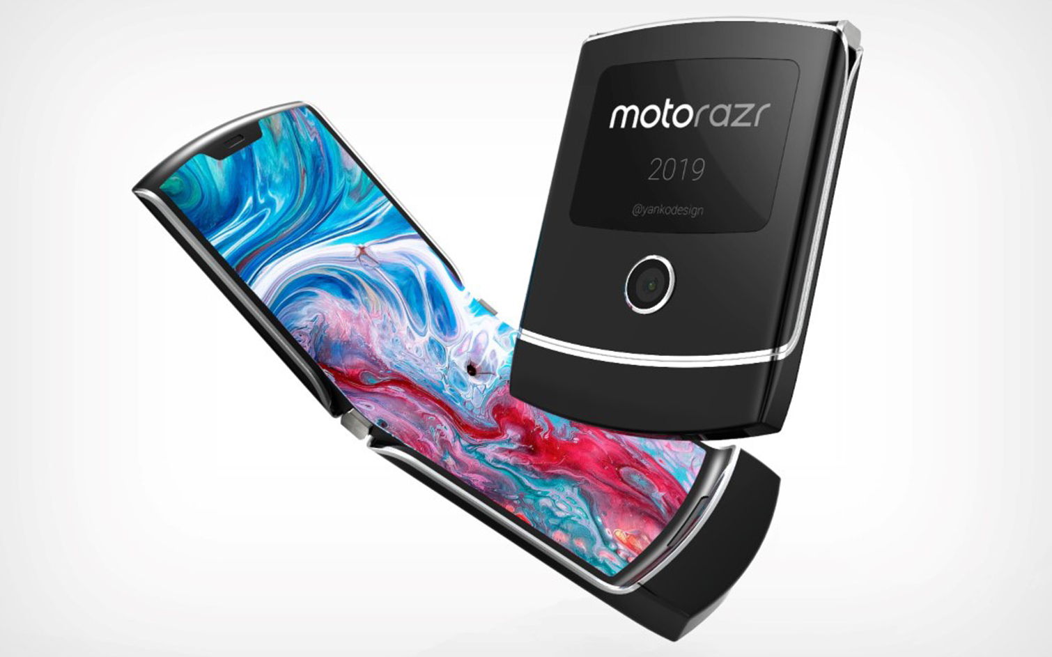 Régi Motorola hajlítható kijelzővel!