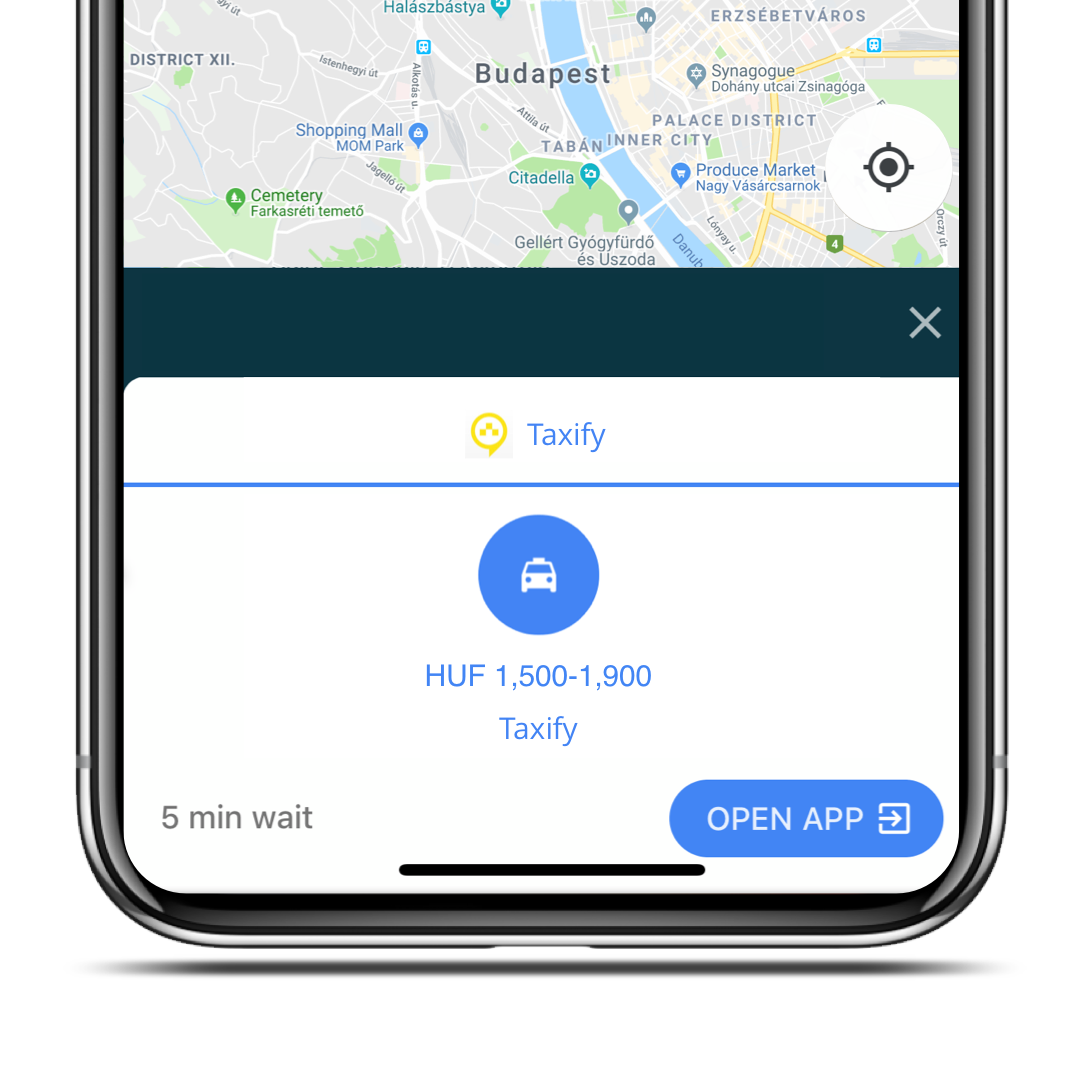 A Google Térképen is rendelhetsz taxit