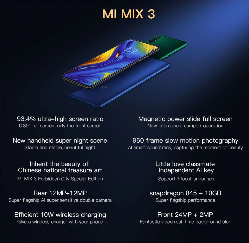 140 ezer forintba kerül csak a Mi Mix 3