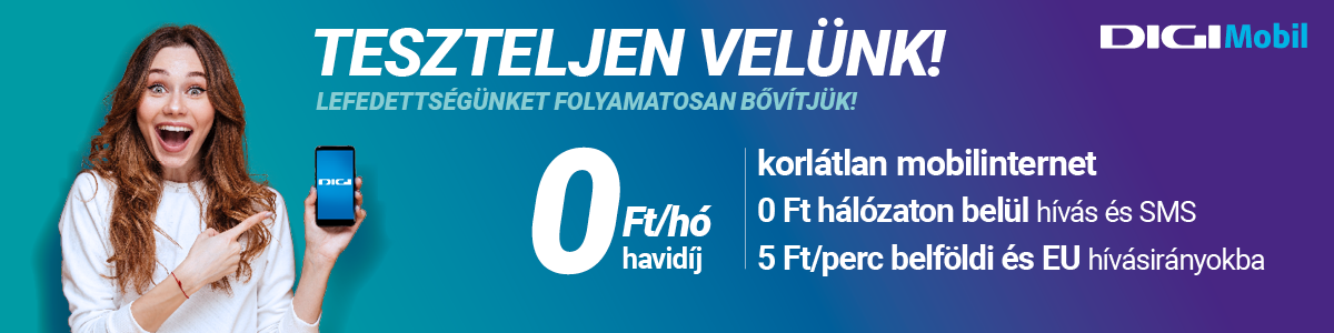0 forintért korlátlan mobilnet!