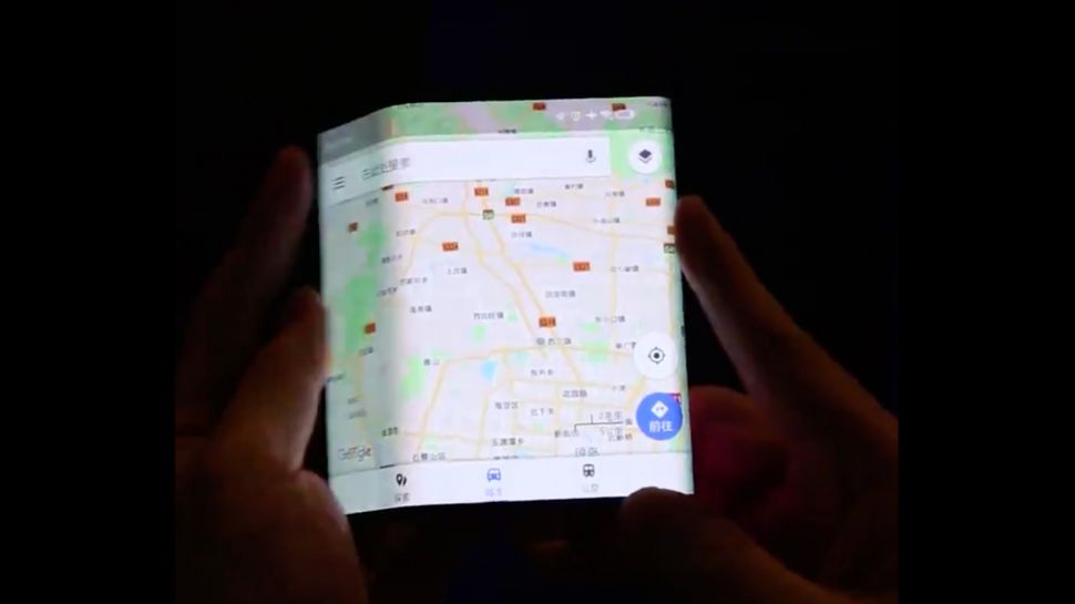 Videón a hajtogatható Xiaomi mobil