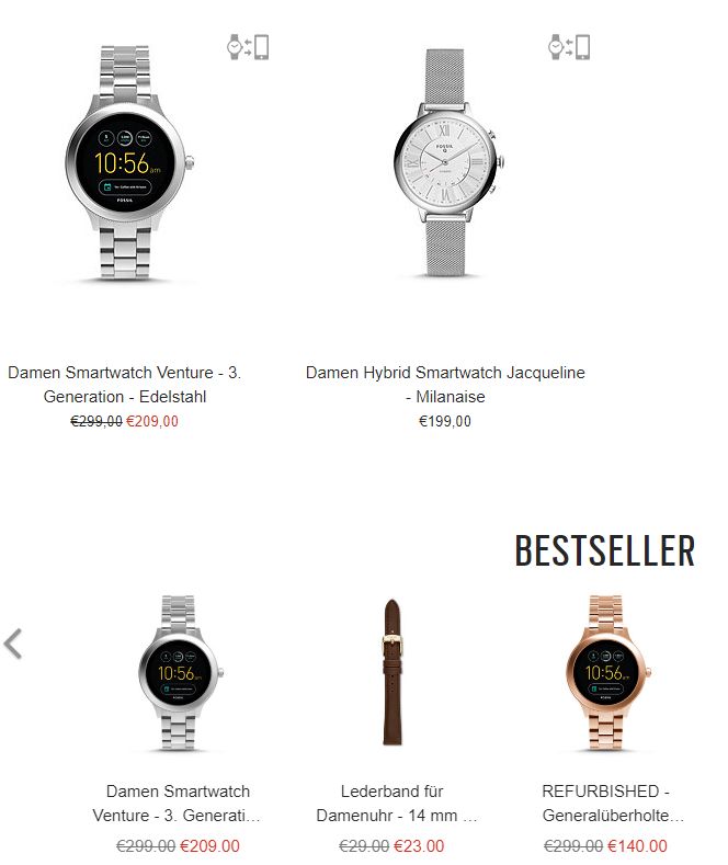 Három napig Fossil okosóra akció