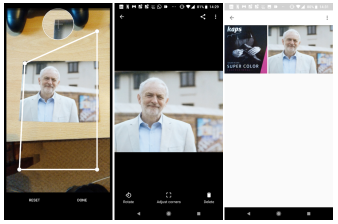 Fotó szkennelő program a Google-tól
