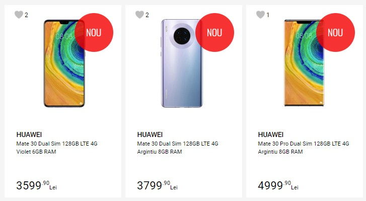 Romániában elérhető a Huawei Mate 30!