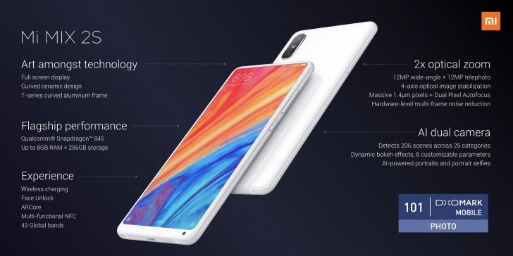 Mi Mix 2s: itt a Xiaomi új zászlóshajója