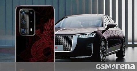A Huawei P40 exkluzív kiadását a Hongqi H9 ihlette