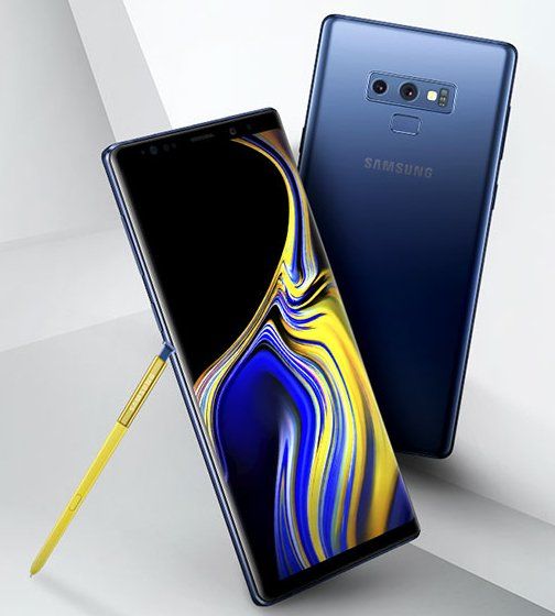 Sajtófotón a Galaxy Note 9