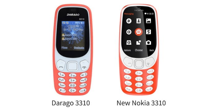 12 dolláros klón a Nokia 3310 ellen