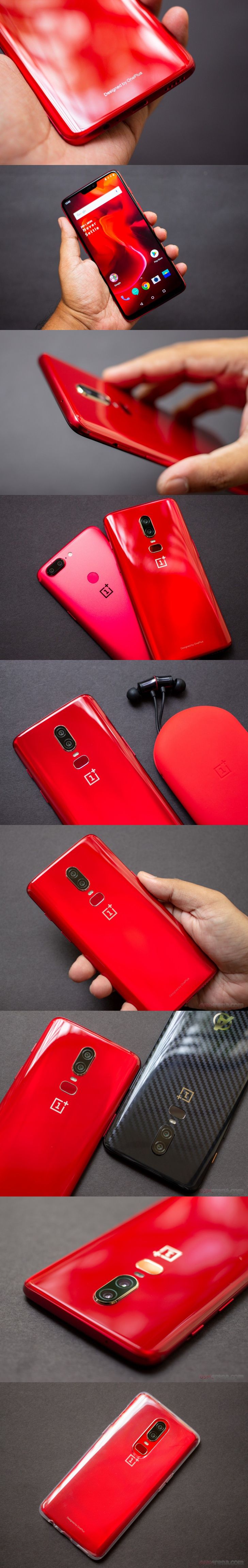 Kézben a dögös piros OnePlus 6