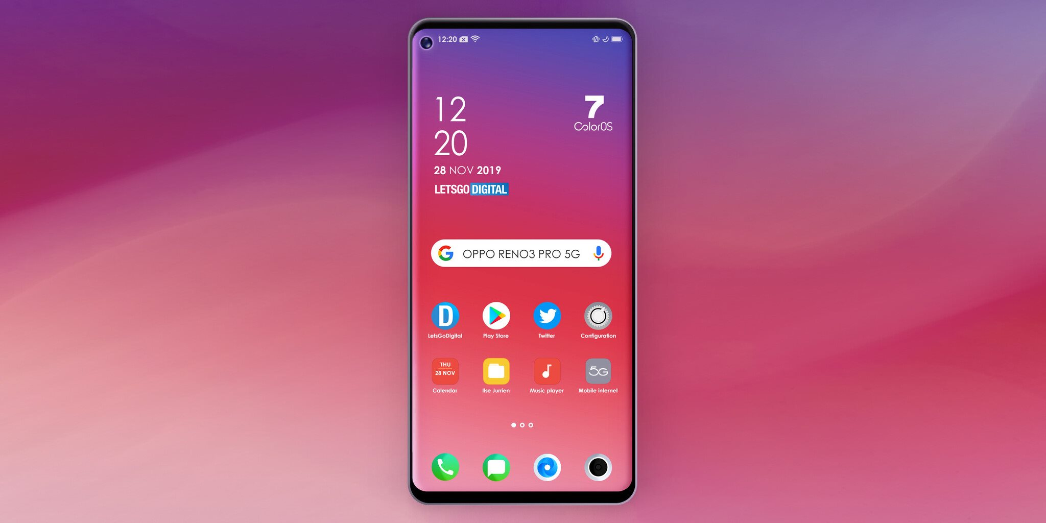 Ilyen lesz az Oppo Reno 3 Pro kamerája és színválasztéka