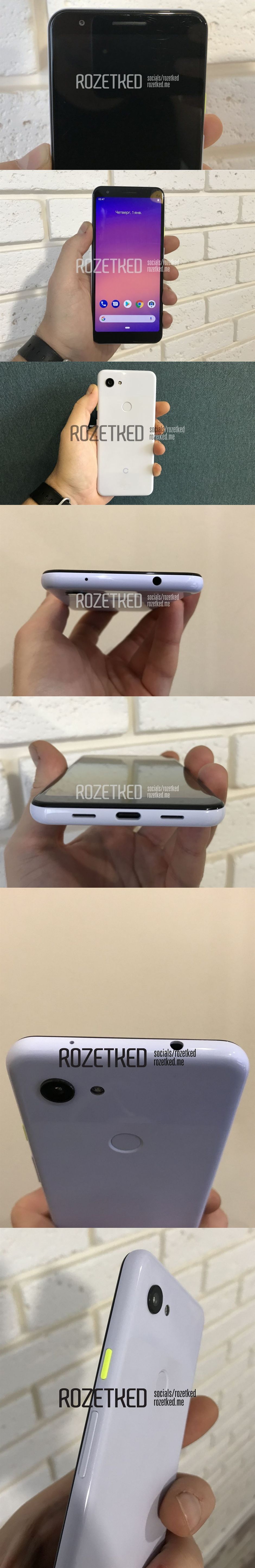 Fotón a be sem mutatott Pixel 3 Lite