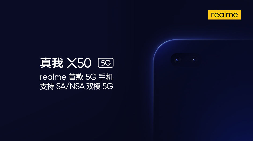 5G és dual szelfi kamera, ez a Realme X50 5G