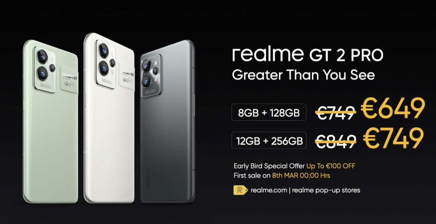 Március 15-ig 35.000 forinttal olcsóbb a Realme GT2 Pro, megéri sietni!