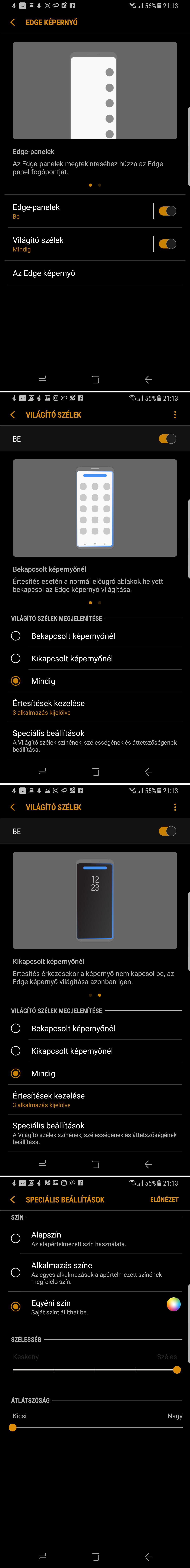 Még menőbb az S8 Edge kijelző