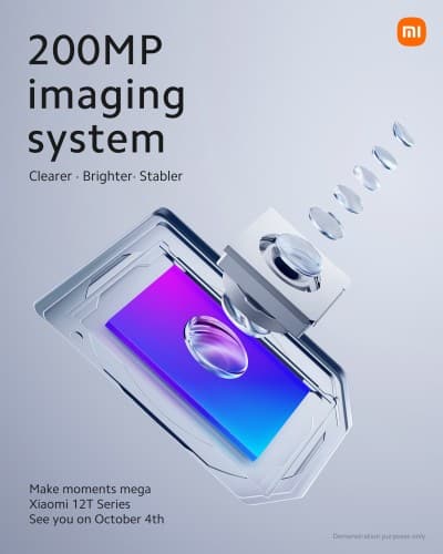 A Xiaomi 12T sorozat 200MP-es kamerával fog érkezni!