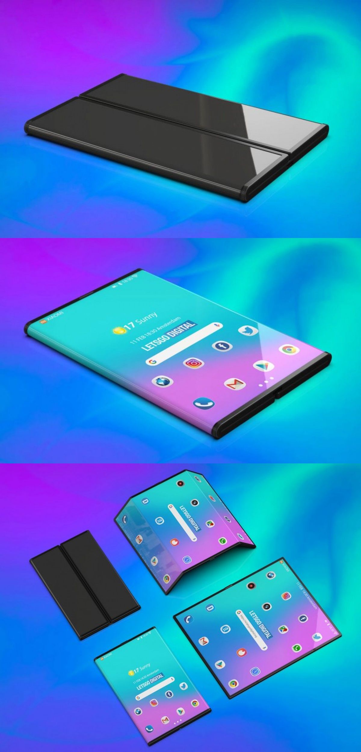 Így néz ki a hajtogatható Xiaomi mobil