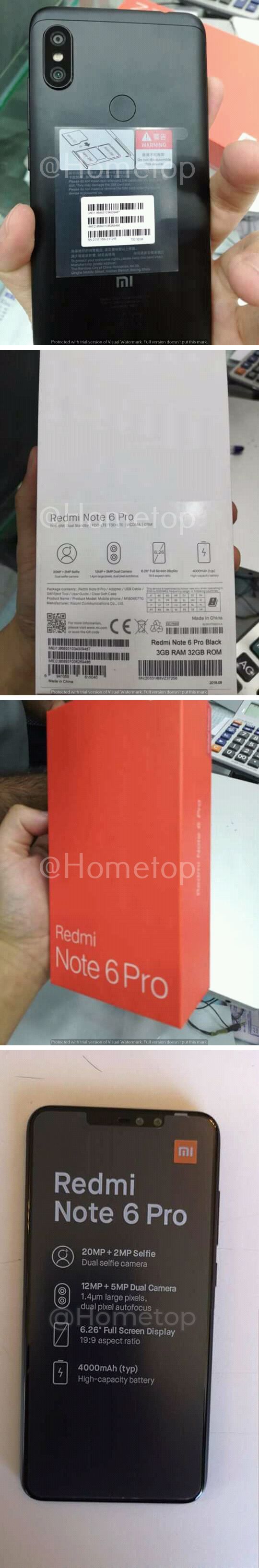 Négy kamerával jön a Redmi Note 6 Pro