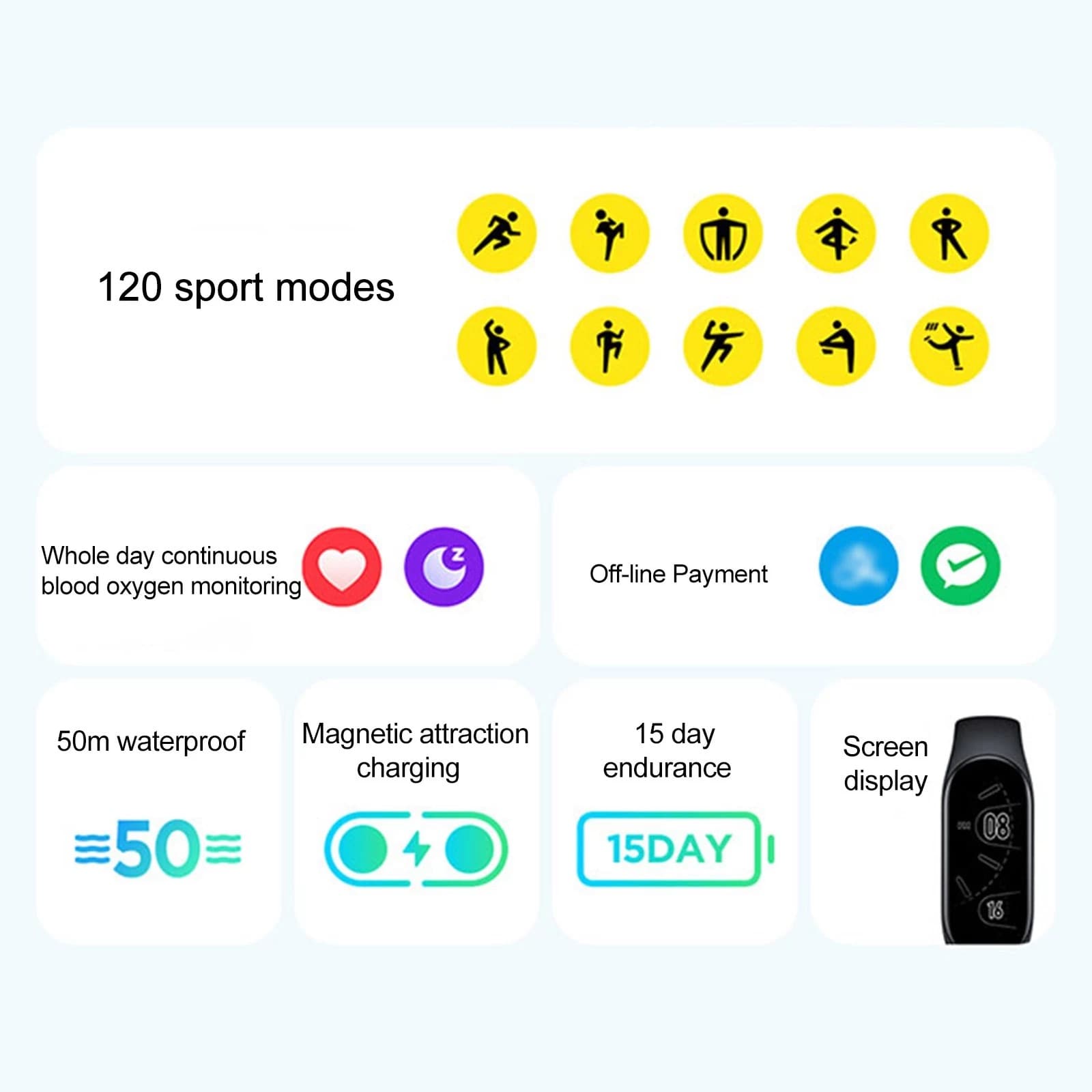 A Xiaomi Mi Band 7 most féláron, mindössze 18.000 forintért megvásárolható a Tomtop oldalán!